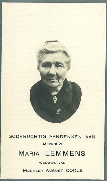 Lemmens-Cools 1869-1944